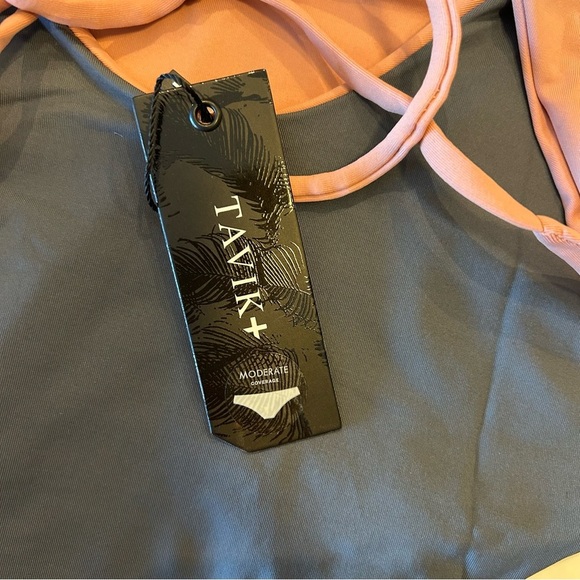 NWT Anthropologie x Tavik One-Piece Color Blocked Swimsuit Chase, Size medium - Picture 7 of 8